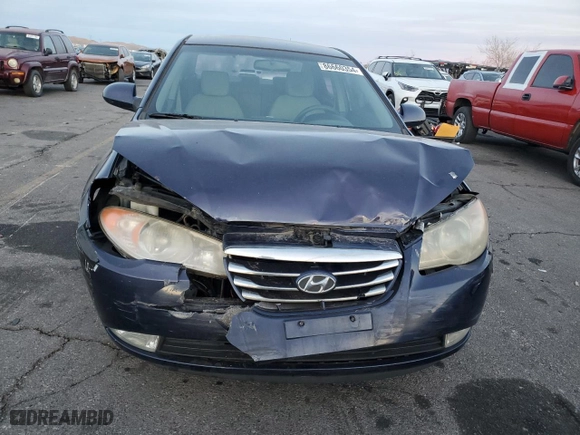2010 Hyundai Elantra SE with VIN KMHDU4AD0AU115332, listed as a Copart auction lot 86660354 with 121,217 mi miles and Salvage Title. Bid and sale history available at carsss.com. Image 5.