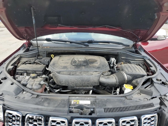 2017 Jeep Grand Cherokee Overland with VIN 1C4RJFCG5HC874130, listed as a Copart auction lot 65324695 with 101,588 mi miles and Salvage title. Bid and sale history available at DreamBid. Image 12.