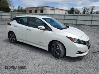 2019 Nissan LEAF SL Plus with VIN 1N4BZ1CP5KC317891, listed as a Copart auction lot 57491825 with 88,841 mi miles and Salvage title. Bid and sale history available at DreamBid. Image 4.