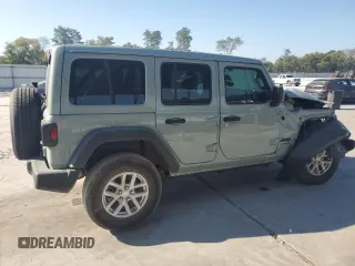 2023 Jeep Wrangler Sport with VIN 1C4HJXDGXPW615498, listed as a Copart auction lot 72514824 with 22,125 mi miles and Clean Title. Bid and sale history available at DreamBid. Image 3.