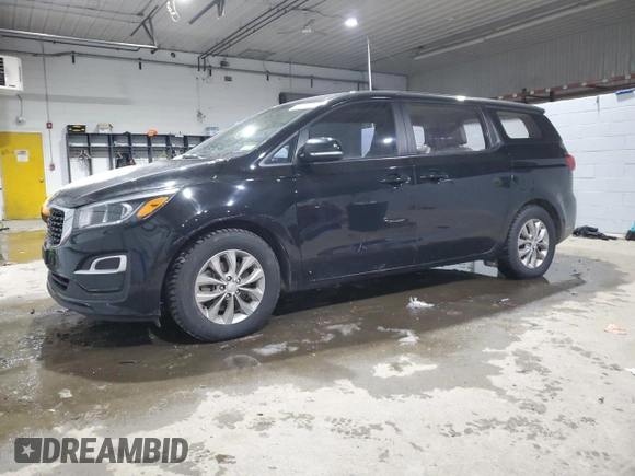 2019 Kia Sedona L with VIN KNDMA5C14K6509492, listed as a Copart auction lot 88331765 with 64,875 mi miles and Salvage Title. Bid and sale history available at carsss.com. Image 1.