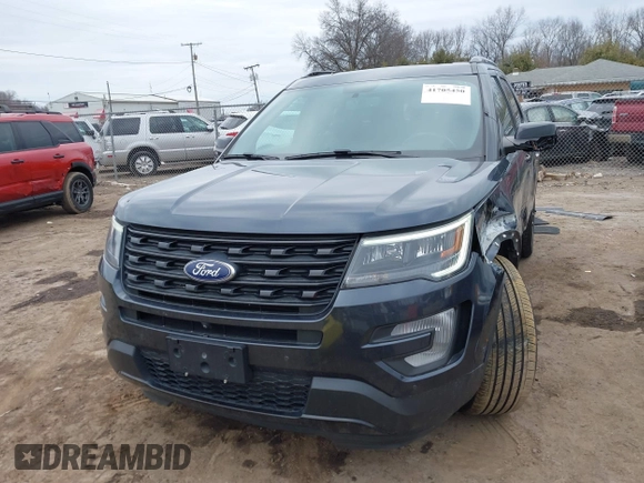 2017 Ford Explorer Sport with VIN 1FM5K8GT7HGC82568, listed as a IAAI auction lot 41705450 with 91,694 mi miles and . Bid and sale history available at carsss.com. Image 18.