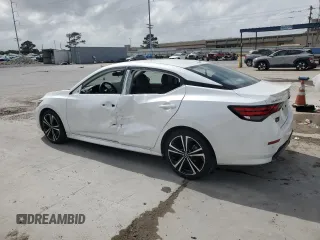 2023 Nissan Sentra SR with VIN 3N1AB8DV9PY295749, listed as a Copart auction lot 51859635 with 14,633 mi miles and Salvage Title. Bid and sale history available at carsss.com. Image 2.
