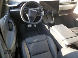 2024 Tesla Model X Plaid with VIN 7SAXCBE61RF448716, listed as a Copart auction lot 42599075 with Not Provided miles and Salvage Title. Bid and sale history available at DreamBid. Image 8.