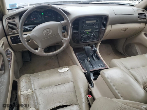 2000 Toyota Land Cruiser with VIN JT3HT05J7Y0113942, listed as a Copart auction lot 87448844 with 188,401 mi miles and Clean Title. Bid and sale history available at carsss.com. Image 8.