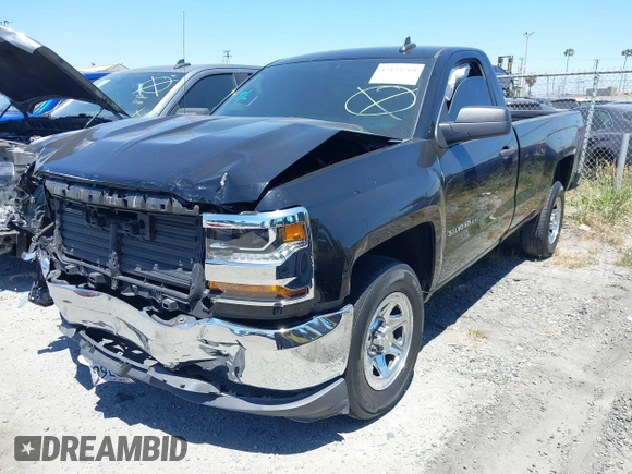 2018 Chevrolet Silverado 1500 Work Truck with VIN 1GCNCNEC0JZ121928, listed as a IAAI auction lot 42123760 with 54,846 mi miles and . Bid and sale history available at DreamBid. Image 2.