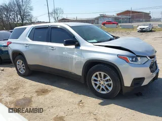 2020 Chevrolet Traverse LS with VIN 1GNEVFKW8LJ217698, listed as a IAAI auction lot 41783103 with 61,040 mi miles. Bid and sale history available at carsss.com. Image 13.