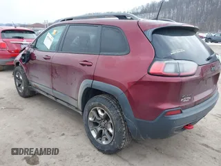 2019 Jeep Cherokee Trailhawk with VIN 1C4PJMBX1KD314149, listed as a IAAI auction lot 40929910 with 77,000 mi miles and . Bid and sale history available at DreamBid. Image 3.
