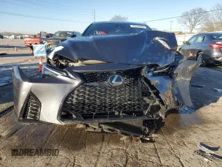 2023 Lexus IS with VIN JTHAP1D20P5002277, listed as a Copart auction lot 43239005 with 25,654 mi miles and Salvage Title. Bid and sale history available at carsss.com. Image 5.