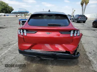 2023 Ford Mustang Mach-E Premium with VIN 3FMTK3R70PMA40851, listed as a Copart auction lot 55997745 with 9,754 mi miles and Salvage title. Bid and sale history available at DreamBid. Image 6.