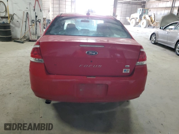 2008 Ford Focus SE with VIN 1FAHP35N78W279594, listed as a Copart auction lot 52183015 with 117,086 mi miles and Salvage Title. Bid and sale history available at carsss.com. Image 6.