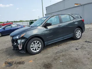 2020 Chevrolet Equinox LS z VIN 3GNAXHEV1LS514852, wystawiony jako Copart lot #58437115 z przebiegiem 67 470 mil mil oraz Szkoda całkowita • Salvage title. Historia ofert i sprzedaży dostępna na DreamBid. Obrazek 1.