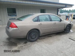 2006 Chevrolet Impala LS z VIN 2G1WB58KX69170056, wystawiony jako Copart lot #60499895 z przebiegiem 106 632 mil mil oraz Szkoda całkowita • Salvage title. Historia ofert i sprzedaży dostępna na DreamBid. Obrazek 3.