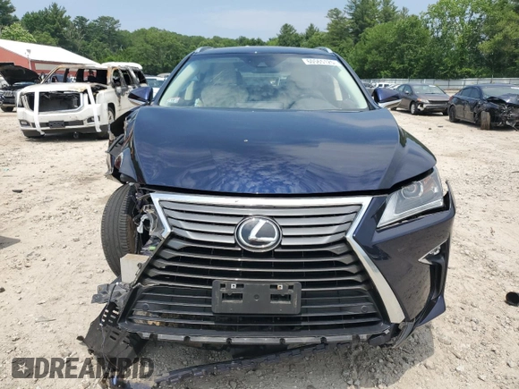 2018 Lexus RX 350 with VIN 2T2BZMCA4JC160332, listed as a Copart auction lot 60565125 with 21,221 mi miles and Salvage title. Bid and sale history available at DreamBid. Image 5.