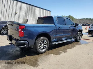2023 Chevrolet Silverado 1500 RST with VIN 2GCUDEED3P1137124, listed as a Copart auction lot 50585395 with 28,332 mi miles and Salvage Title. Bid and sale history available at DreamBid. Image 3.