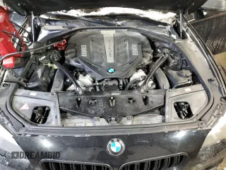 2012 BMW 5 Series 550i with VIN WBAFR9C57CDX78737, listed as a Copart auction lot 41994265 with 77,796 mi miles and Salvage Title. Bid and sale history available at carsss.com. Image 12.