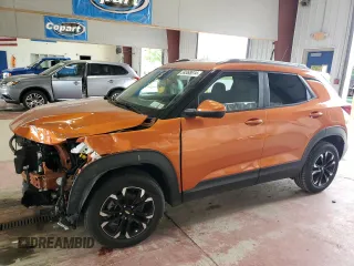 2022 Chevrolet TrailBlazer LT with VIN KL79MRSL7NB038700, listed as a Copart auction lot 59368614 with 34,463 mi miles and Salvage Title. Bid and sale history available at DreamBid. Image 1.