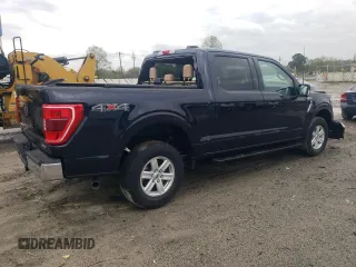2022 Ford F-150 XL with VIN 1FTFW1E89NKE42820, listed as a Copart auction lot 52447775 with Not Provided miles and Salvage Title. Bid and sale history available at DreamBid. Image 3.