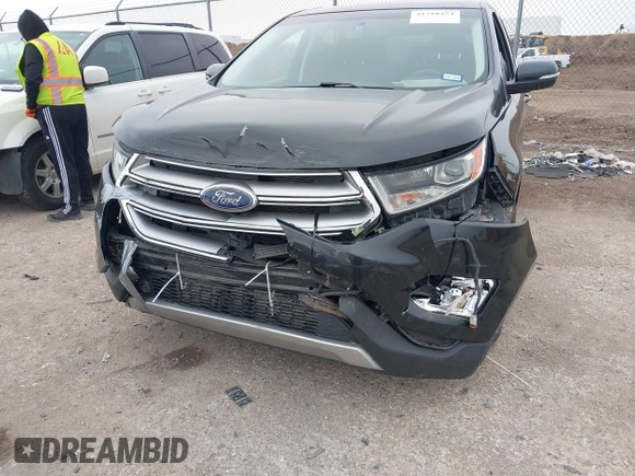 2015 Ford Edge SEL with VIN 2FMTK4J91FBB34028, listed as a IAAI auction lot 41710454 with 77,502 mi miles. Bid and sale history available at carsss.com. Image 6.