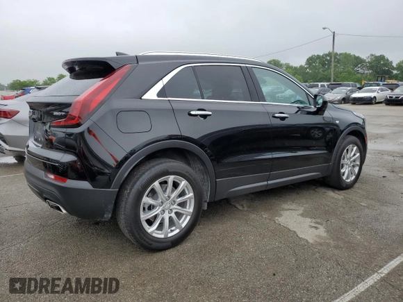2023 Cadillac XT4 AWD Luxury with VIN 1GYFZBR42PF152462, listed as a Copart auction lot 58494825 with 35,078 mi miles and Salvage title. Bid and sale history available at DreamBid. Image 3.