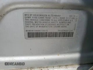 2011 Volkswagen CC Lux Plus with VIN WVWHN7AN8BE720272, listed as a Copart auction lot 53833515 with Not Provided miles and Clean Title. Bid and sale history available at carsss.com. Image 12.