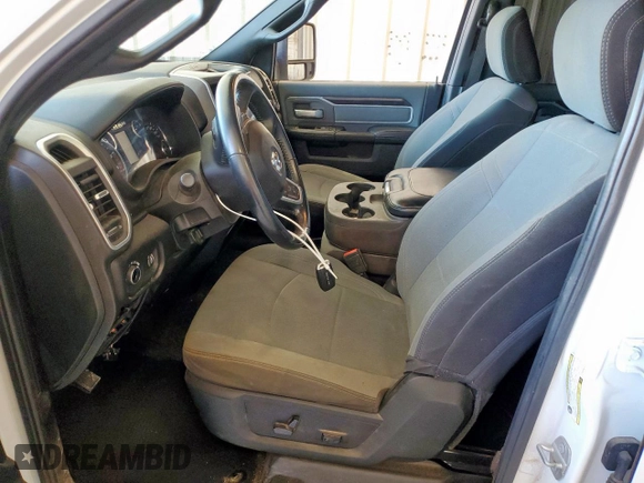 2023 Ram 2500 Big Horn with VIN 3C6UR5JL4PG544074, listed as a Copart auction lot 58923425 with 75,466 mi miles and Salvage title. Bid and sale history available at DreamBid. Image 7.