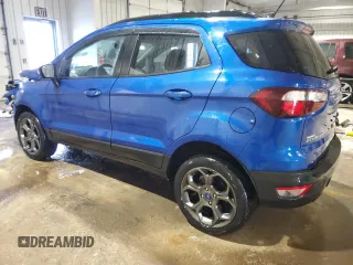 2018 Ford EcoSport SES z VIN MAJ6P1CL6JC189860, wystawiony jako Copart lot #44791845 z przebiegiem 92 069 mil mil oraz Szkoda całkowita • Salvage title. Historia ofert i sprzedaży dostępna na DreamBid. Obrazek 2.
