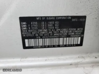 2022 Subaru Impreza Premium with VIN 4S3GTAV65N3711921, listed as a Copart auction lot 78912134 with 38,036 mi miles and Salvage Title. Bid and sale history available at carsss.com. Image 12.
