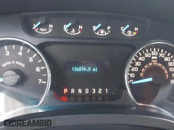 2011 Ford F-150 XL with VIN 1FTFW1CF9BFB58660, listed as a IAAI auction lot 41922884 with 136,874 mi miles and . Bid and sale history available at DreamBid. Image 7.