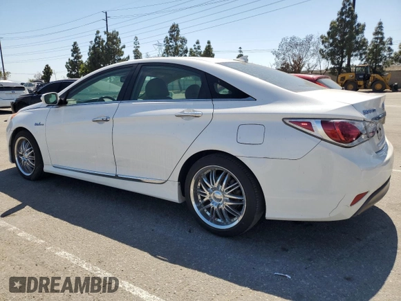 2012 Hyundai Sonata Hybrid with VIN KMHEC4A46CA042480, listed as a Copart auction lot 57020815 with 127,032 mi miles and Clean title. Bid and sale history available at DreamBid. Image 2.