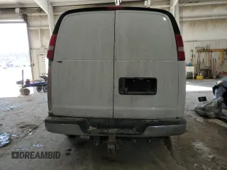 2017 Chevrolet Express Cargo Van with VIN 1GCZGHFG9H1104093, listed as a Copart auction lot 46190765 with 0 mi miles and Salvage Title. Bid and sale history available at carsss.com. Image 6.
