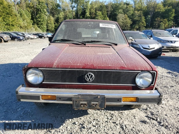 1982 Volkswagen Rabbit z VIN WVWCA0153CK006047, wystawiony jako Copart lot #74948744 z przebiegiem 127 659 mil mil oraz Szkoda całkowita • Salvage title. Historia ofert i sprzedaży dostępna na DreamBid. Obrazek 5.