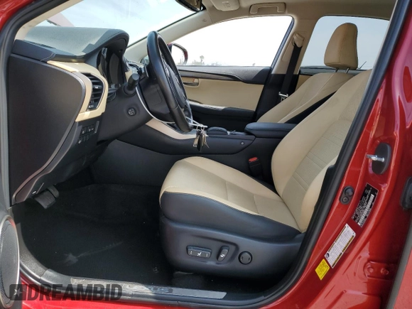 2020 Lexus NX with VIN JTJGARBZ7L5020469, listed as a Copart auction lot 53142565 with 9,260 mi miles and Salvage Title. Bid and sale history available at carsss.com. Image 7.
