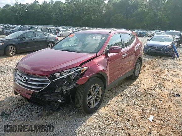 2017 Hyundai Santa Fe 2.4L with VIN 5XYZU3LB6HG415081, listed as a Copart auction lot 57816905 with 96,273 mi miles and Salvage title. Bid and sale history available at DreamBid. Image 14.