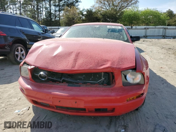 2009 Ford Mustang with VIN 1ZVHT80N895127354, listed as a Copart auction lot 53673695 with 131,935 mi miles and Salvage title. Bid and sale history available at DreamBid. Image 5.