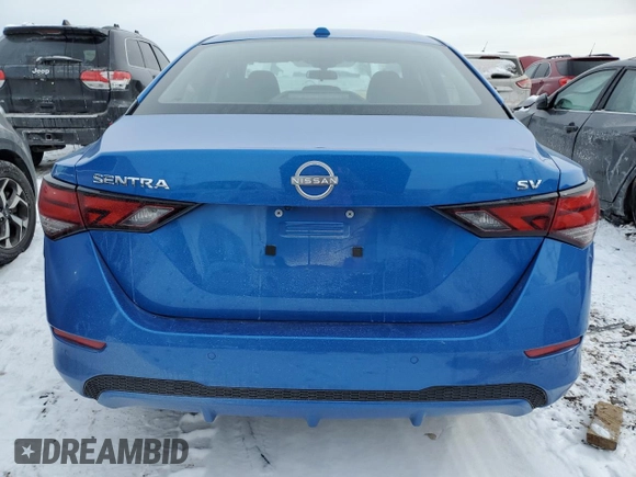 2024 Nissan Sentra SV with VIN 3N1AB8CV2RY313576, listed as a Copart auction lot 44943845 with 8,070 mi miles and Non repairable. Bid and sale history available at DreamBid. Image 6.