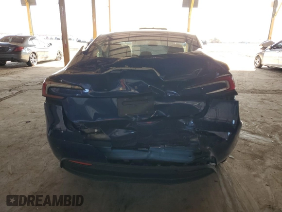 2025 Tesla Model 3 Long Range with VIN 5YJ3E1EA7SF880270, listed as a Copart auction lot 49733925 with 7,542 mi miles and Salvage Title. Bid and sale history available at DreamBid. Image 6.