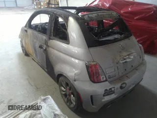 2014 FIAT 500 Abarth with VIN 3C3CFFJH8ET188493, listed as a IAAI auction lot 40751752 with 1 mi miles. Bid and sale history available at carsss.com. Image 3.