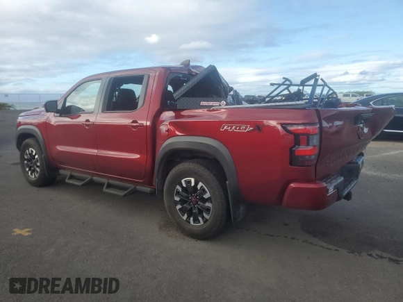 2022 Nissan Frontier S with VIN 1N6ED1EJXNN629970, listed as a Copart auction lot 80120024 with 29,266 mi miles and Non repairable. Bid and sale history available at DreamBid. Image 2.