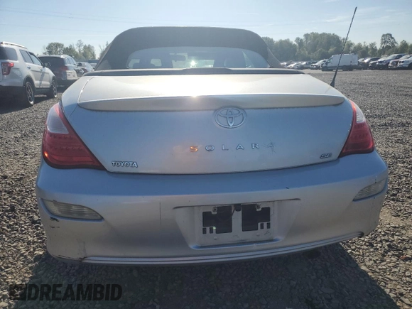 2007 Toyota Solara SE with VIN 4T1FA38P57U133572, listed as a Copart auction lot 56035925 with 125,924 mi miles and Clean Title. Bid and sale history available at carsss.com. Image 6.