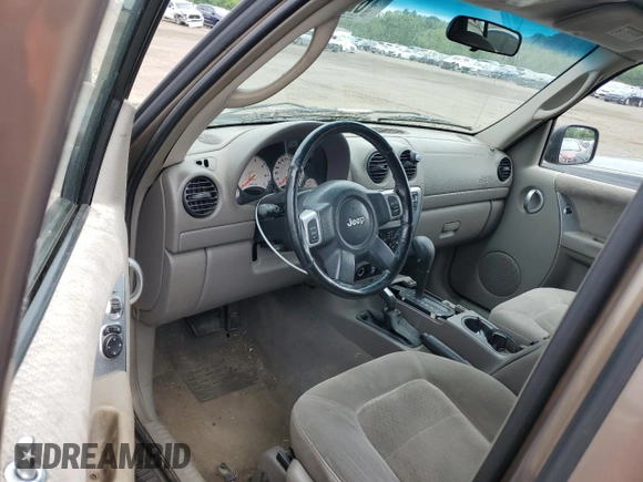 2002 Jeep Liberty Limited with VIN 1J4GL58K22W120496, listed as a Copart auction lot 62561875 with 161,388 mi miles and Salvage title. Bid and sale history available at DreamBid. Image 8.