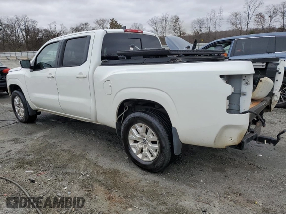 2023 Nissan Frontier SV with VIN 1N6ED1FK6PN609628, listed as a Copart auction lot 43640555 with 53,074 mi miles and Salvage Title. Bid and sale history available at carsss.com. Image 2.