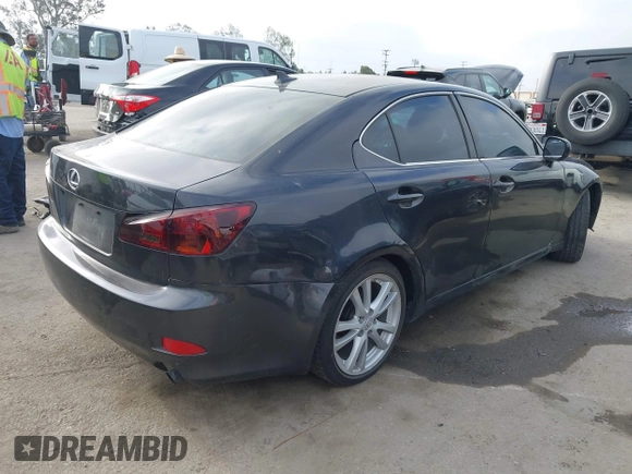 2007 Lexus IS 250 with VIN JTHBK262672025912, listed as a IAAI auction lot 42532981 with 161,907 mi miles and . Bid and sale history available at DreamBid. Image 4.