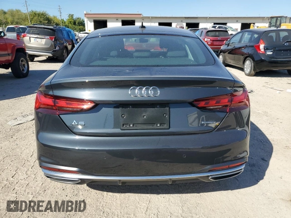 2021 Audi A5 Sportback Premium Plus with VIN WAUCBCF51MA023375, listed as a Copart auction lot 70215353 with 0 mi miles. Bid and sale history available at carsss.com. Image 6.