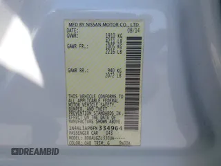 2015 Nissan Altima SL with VIN 1N4AL3AP6FN334964, listed as a IAAI auction lot 41069201 with 161,925 mi miles and . Bid and sale history available at DreamBid. Image 9.