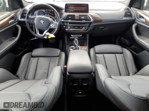 2019 BMW X3 sDrive30i with VIN 5UXTR7C51KLR46420, listed as a Copart auction lot 45377035 with 114,191 mi miles and Salvage Title. Bid and sale history available at carsss.com. Image 8.