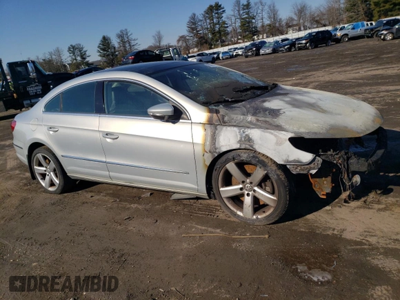 2010 Volkswagen CC with VIN WVWGU9AN9AE553770, listed as a Copart auction lot 45360625 with Not Provided miles and Salvage Title. Bid and sale history available at DreamBid. Image 4.