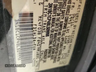 2011 Nissan Versa S z VIN 3N1BC1CP4BL509998, wystawiony jako Copart lot #58521975 z przebiegiem 118 689 mil mil oraz Szkoda całkowita • Salvage title. Historia ofert i sprzedaży dostępna na DreamBid. Obrazek 12.