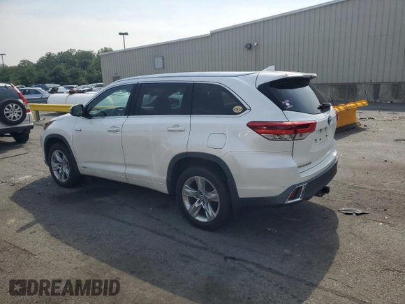 2019 Toyota Highlander Hybrid Limited with VIN 5TDDGRFH0KS078518, listed as a Copart auction lot 60562235 with 132,425 mi miles and Salvage title. Bid and sale history available at DreamBid. Image 2.