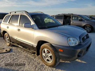 2003 Hyundai Santa Fe with VIN KM8SB12B83U366238, listed as a Copart auction lot 83824904 with 0 mi miles and Salvage Title. Bid and sale history available at carsss.com. Image 4.